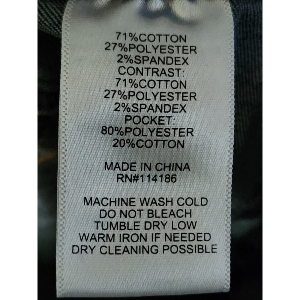 Frye And Co. Jeans Women's Sz 12 32x26*Short Dark Wash Button Fly Bootcut Faded - Picture 6 of 7
